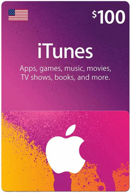 Купи iTunes Gift Card $100 – Апликации, Музика и Филмови на Apple