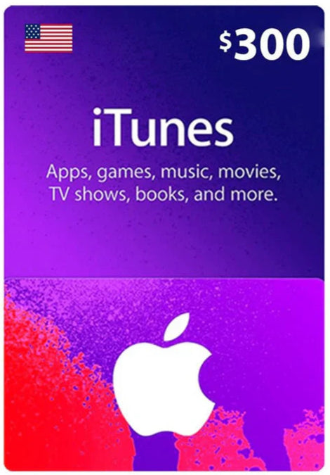 iTunes Gift Картичка $300 – Купи и Активирај Онлајн